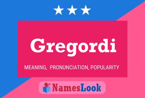 ملصق اسم Gregordi