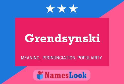 ملصق اسم Grendsynski