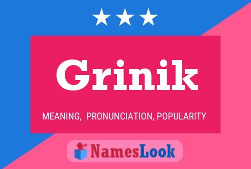 ملصق اسم Grinik