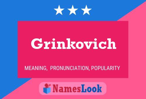 ملصق اسم Grinkovich