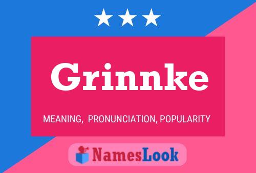 ملصق اسم Grinnke