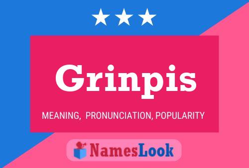 ملصق اسم Grinpis