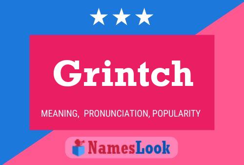 ملصق اسم Grintch