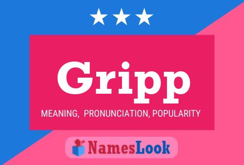 ملصق اسم Gripp