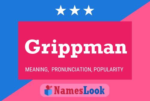 ملصق اسم Grippman