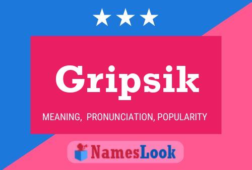 ملصق اسم Gripsik