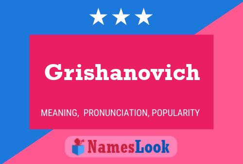 ملصق اسم Grishanovich