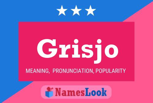 ملصق اسم Grisjo