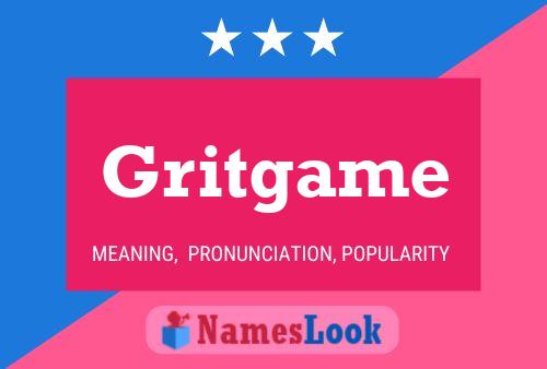 ملصق اسم Gritgame