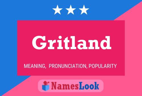 ملصق اسم Gritland