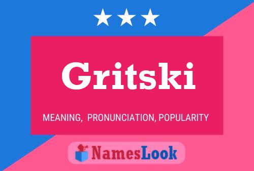 ملصق اسم Gritski