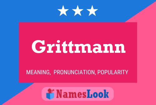 ملصق اسم Grittmann