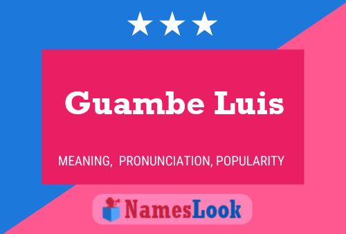 ملصق اسم Guambe Luis