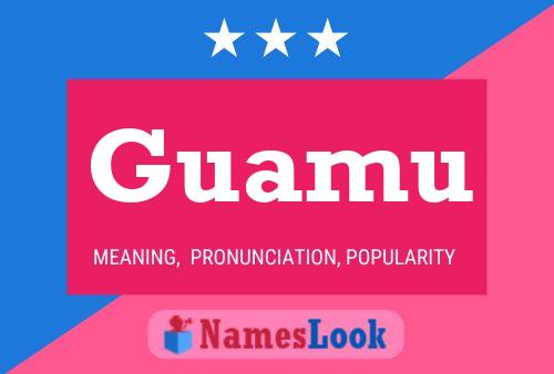 ملصق اسم Guamu