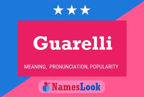 ملصق اسم Guarelli