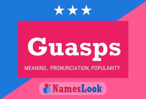 ملصق اسم Guasps