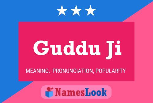 ملصق اسم Guddu Ji