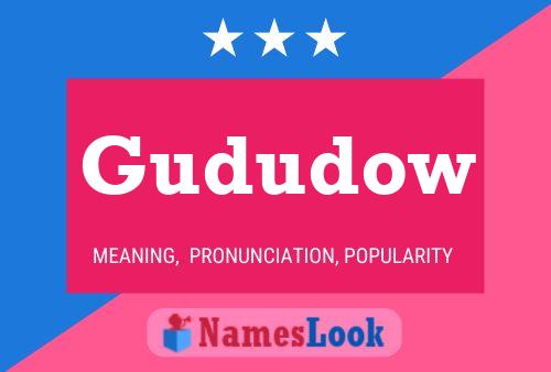 ملصق اسم Gududow