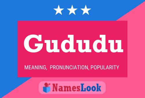 ملصق اسم Gududu