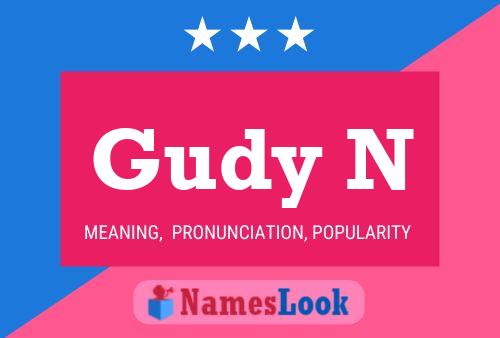 ملصق اسم Gudy N