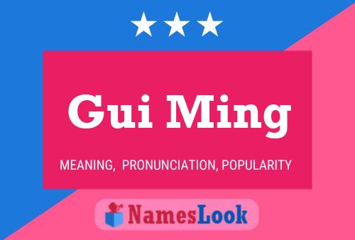 ملصق اسم Gui Ming