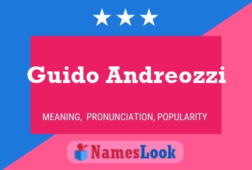 ملصق اسم Guido Andreozzi