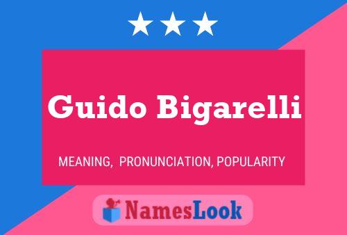 ملصق اسم Guido Bigarelli