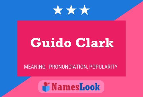 ملصق اسم Guido Clark