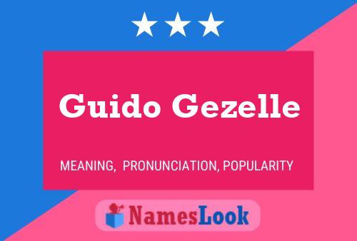 ملصق اسم Guido Gezelle