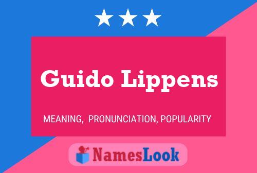 ملصق اسم Guido Lippens