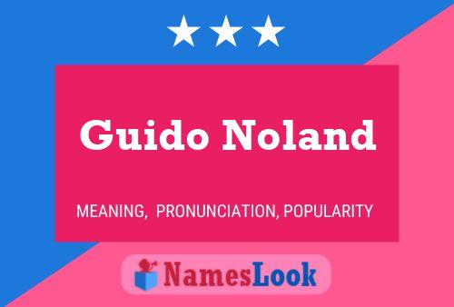 ملصق اسم Guido Noland