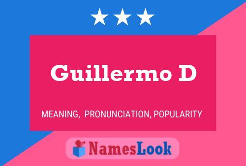 ملصق اسم Guillermo D