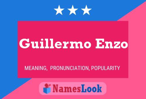 ملصق اسم Guillermo Enzo