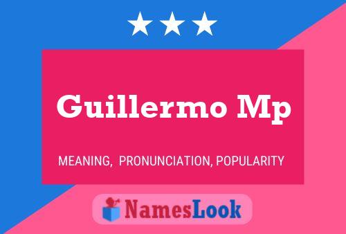 ملصق اسم Guillermo Mp