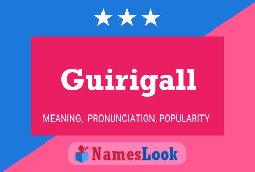 ملصق اسم Guirigall