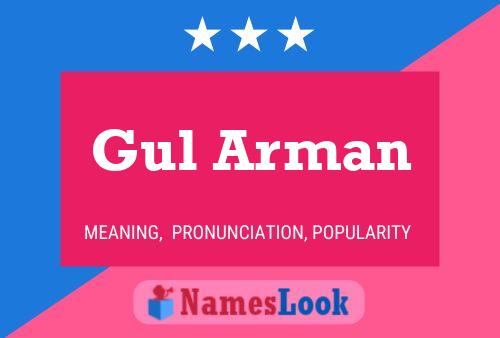 ملصق اسم Gul Arman