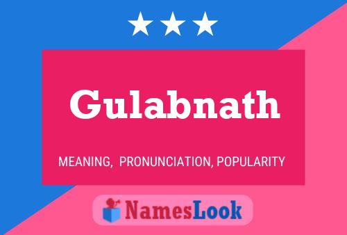 ملصق اسم Gulabnath