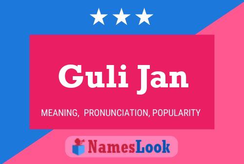 ملصق اسم Guli Jan