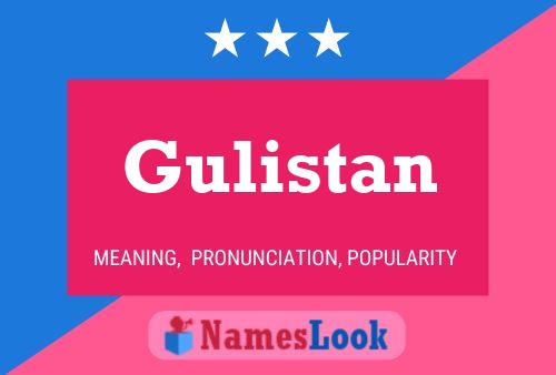 ملصق اسم Gulistan