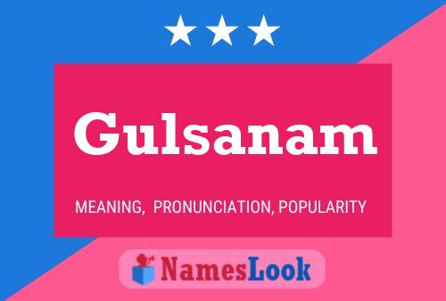 ملصق اسم Gulsanam