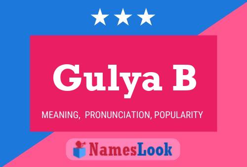 ملصق اسم Gulya B