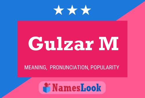 ملصق اسم Gulzar M