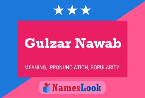 ملصق اسم Gulzar Nawab