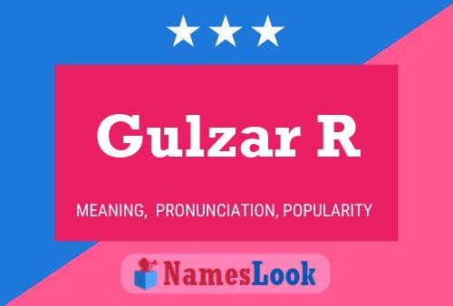 ملصق اسم Gulzar R