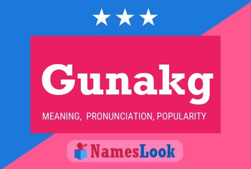 ملصق اسم Gunakg