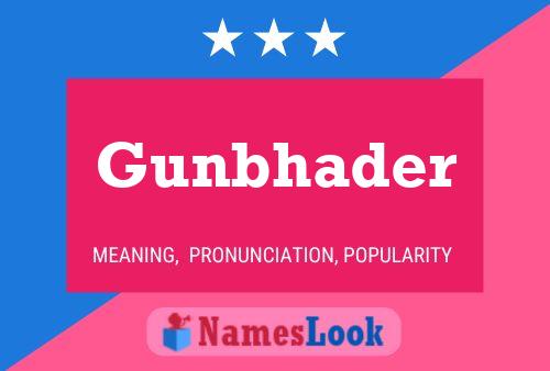 ملصق اسم Gunbhader