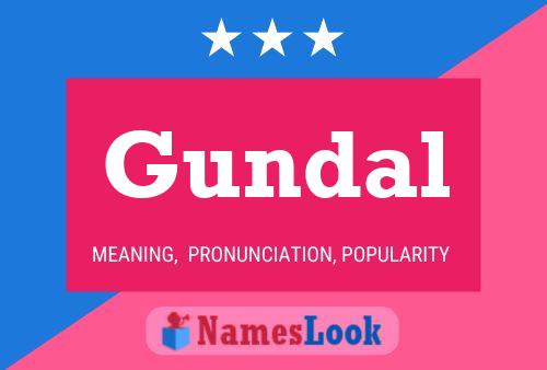 ملصق اسم Gundal