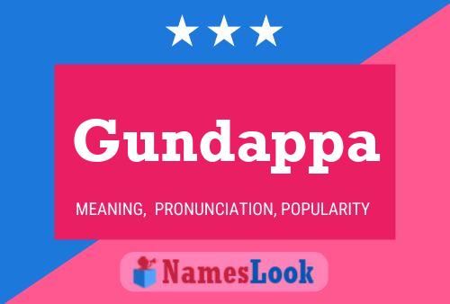 ملصق اسم Gundappa