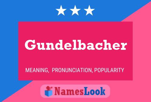 ملصق اسم Gundelbacher