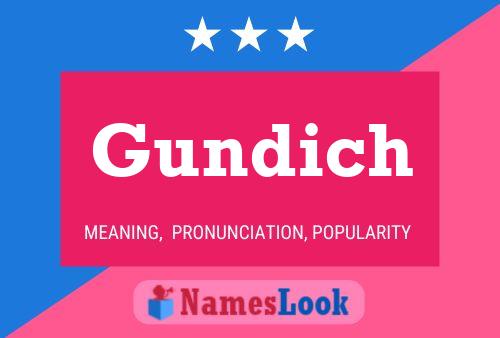 ملصق اسم Gundich